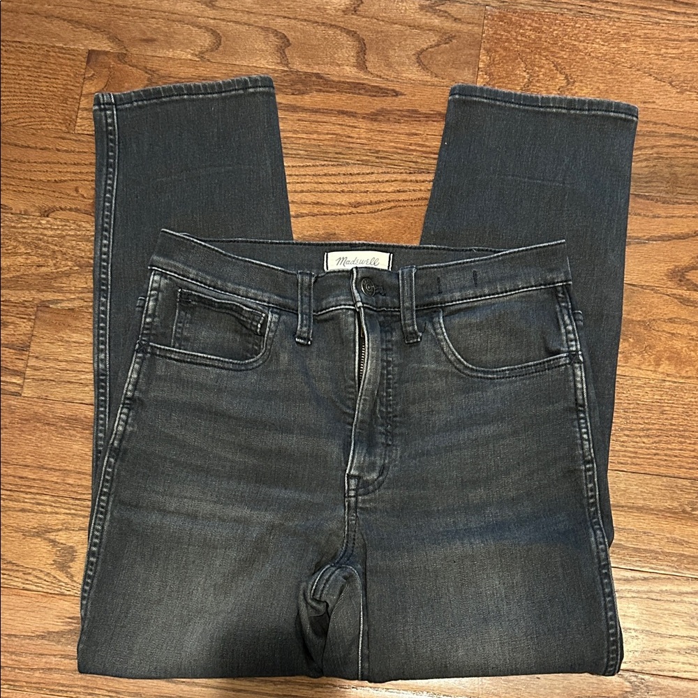 Women’s Faded Black Jeans